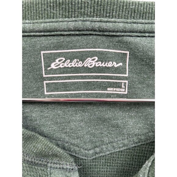 Bundle Of 3 Mens Thermal Henley Long Sleeves By Sonoma Eddie Bauer &Under Armour - Picture 3 of 6